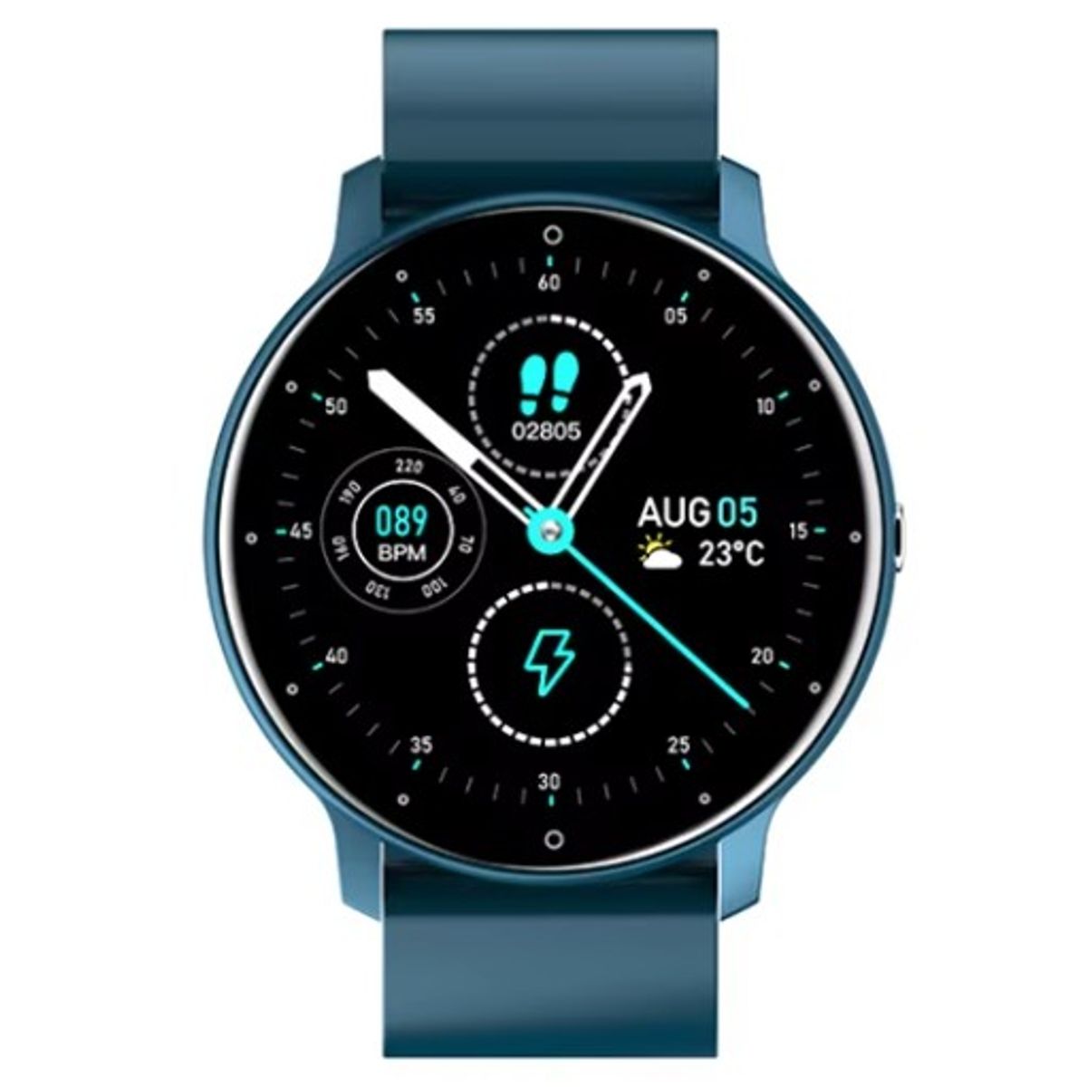GENERICO - Reloj Smartwatch ZL02 Unisex Verde Petróleo