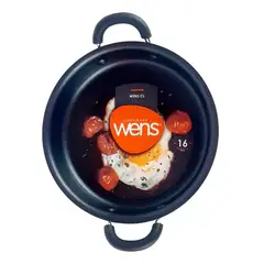 GENERICO - Paila antiadherente de 16 cm marca Wens color negro