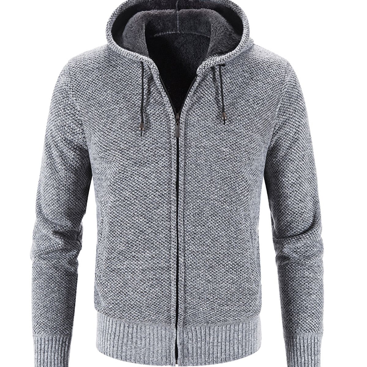 TIOZONEY - Chaqueta gruesa con capucha para hombre