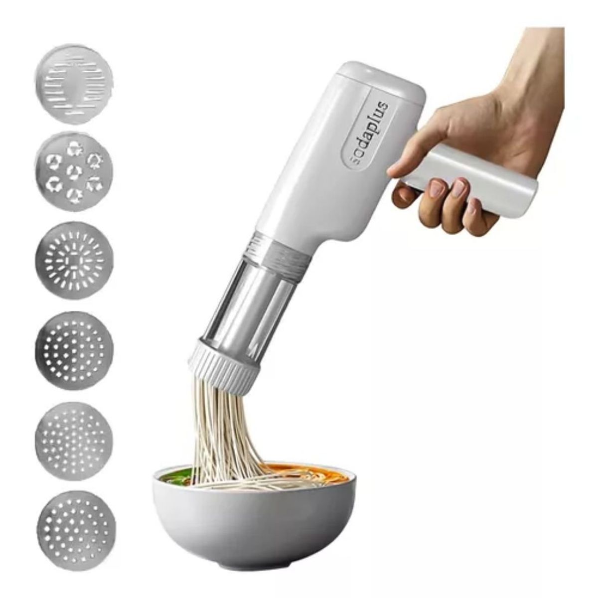 GENERICO - Maquina Para Pastas Electrica De 6 Tipos De Fideos Inalambrica