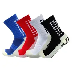 TIOZONEY - 4 PCS Calcetas Deportiva Futbol Antideslizante
