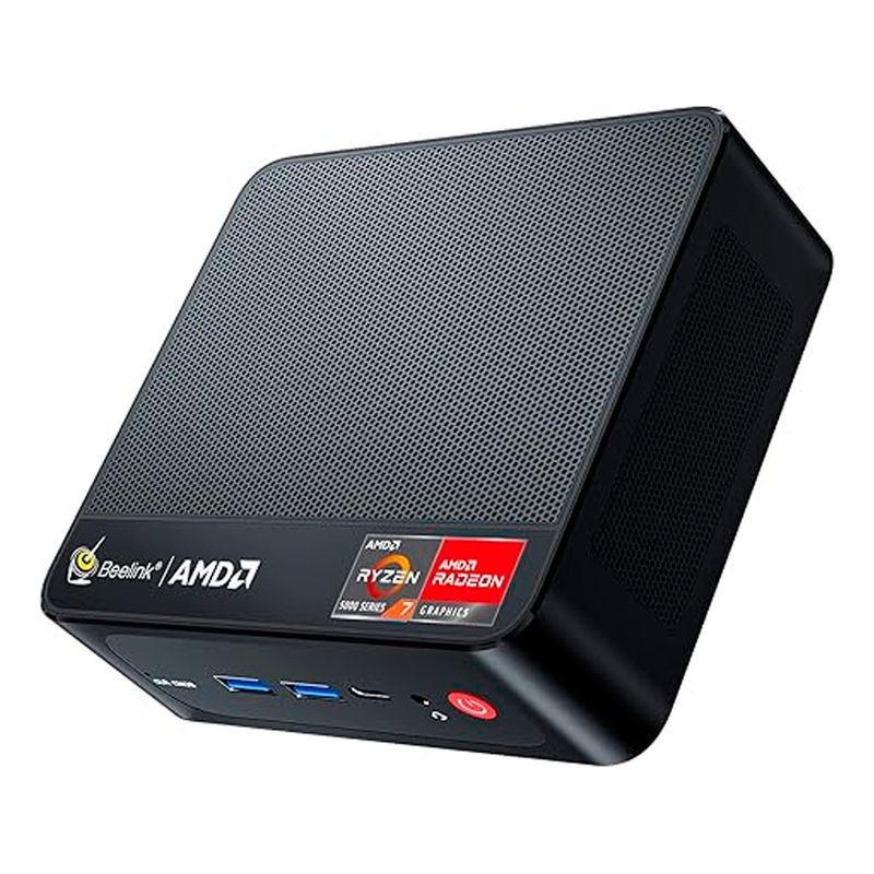 BEELINK - Mini Pc Ser5 Amd Ryzen 7 5700u 32 Gb Ram 1tb Ssd M2