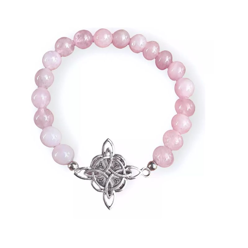 GENERICO - Pulsera Nudo De Brujas Elasticada Piedras Protección Suerte