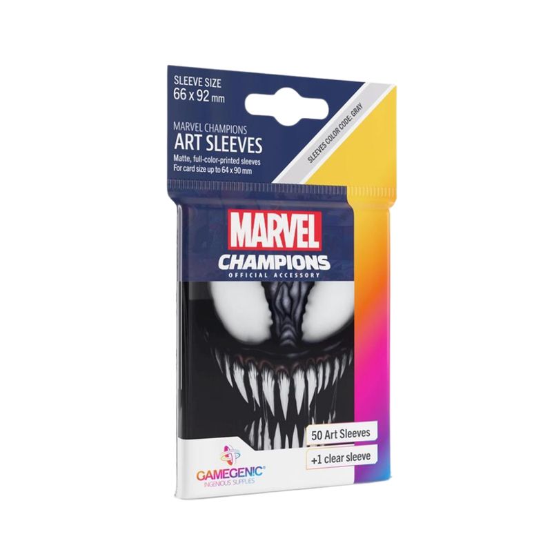 ASMODEE - Protectores de cartas Marvel Champios: Venom