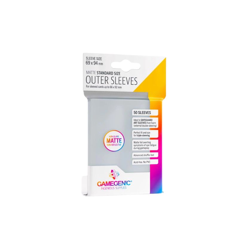 ASMODEE - Protectores de cartas Outer Sleeves Matte STD size