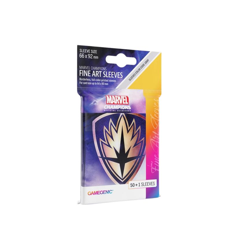 ASMODEE - Protectores de cartas Marvel Champios: Guardians of the Galaxy logo