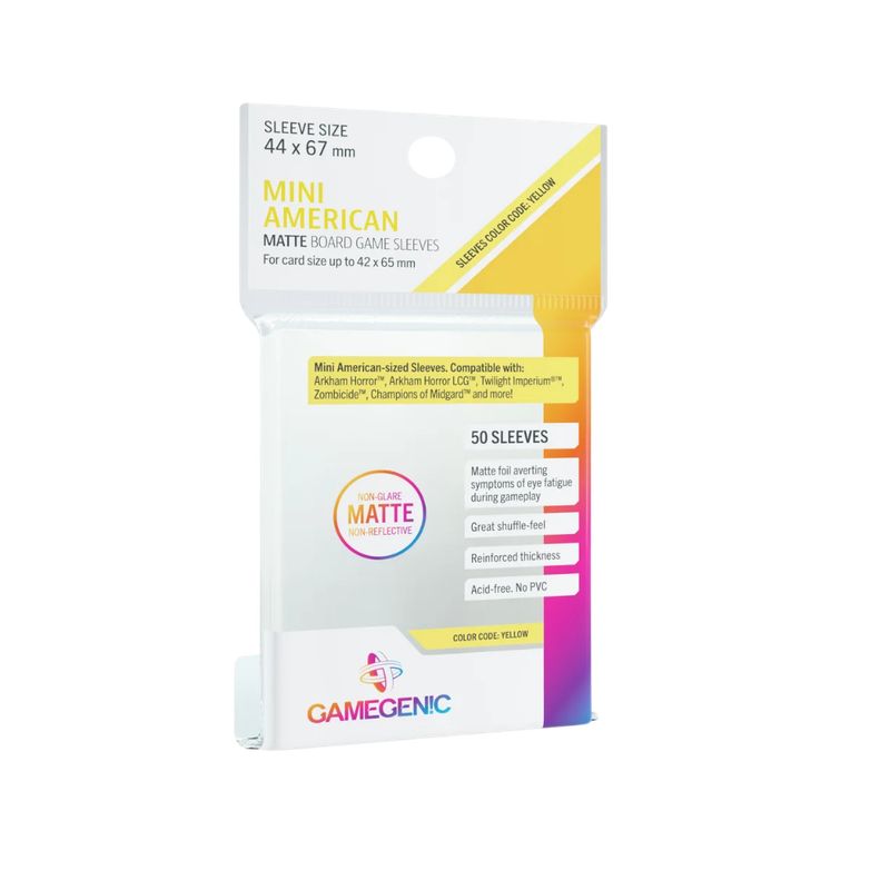 ASMODEE - Protectores de cartas Prime Mini American Size Matte