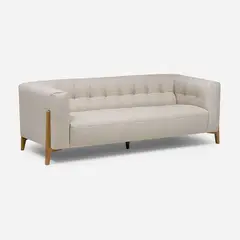 ROSEN - Sofá Milan 3 Cuerpos Tela Beige