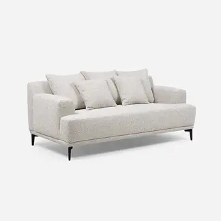 ROSEN - Sofá Soho 2.5 Cuerpos Tela Crudo