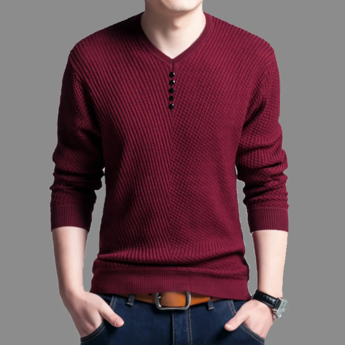 TIOZONEY - Sweater Hombre