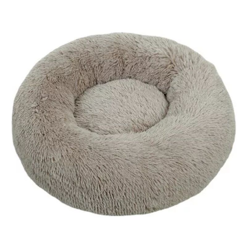 GENERICO - Cama para mascotas antiestrés 90 cm talla XXL beige
