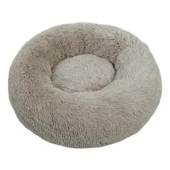 GENERICO - Cama para mascotas antiestrés 80 cm talla XL beige