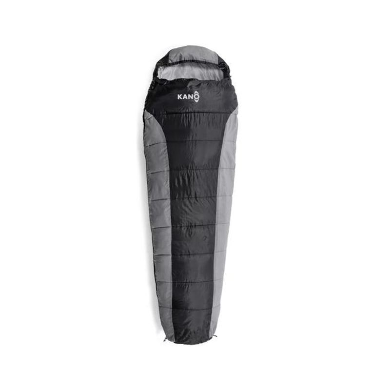GENERICO - Saco de dormir Kano +5ºC  +15ºC 3 estaciones 12 kg color gris