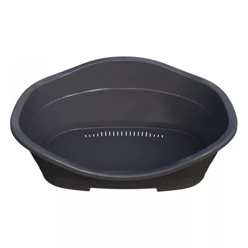 GENERICO - Cama de plástico para mascotas mediana negro