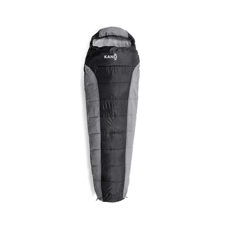 GENERICO - Saco de dormir Kano +5ºC  +15ºC 3 estaciones 12 kg color gris