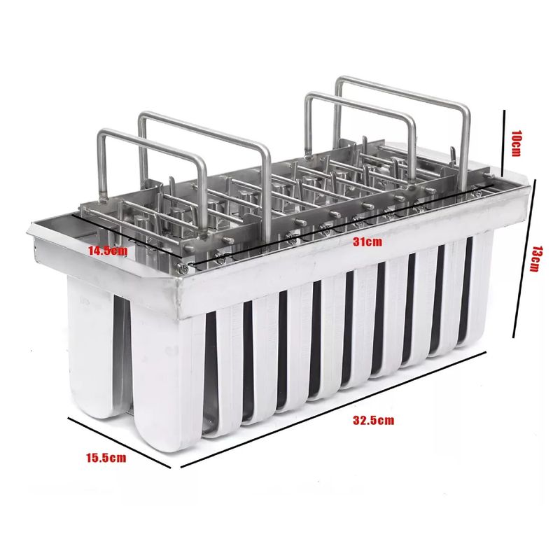 GENERICO - Molde Helados Moldes Reposteria Moldes De Aluminio 20cav