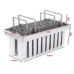 GENERICO - Molde Helados Moldes Reposteria Moldes De Aluminio 20cav
