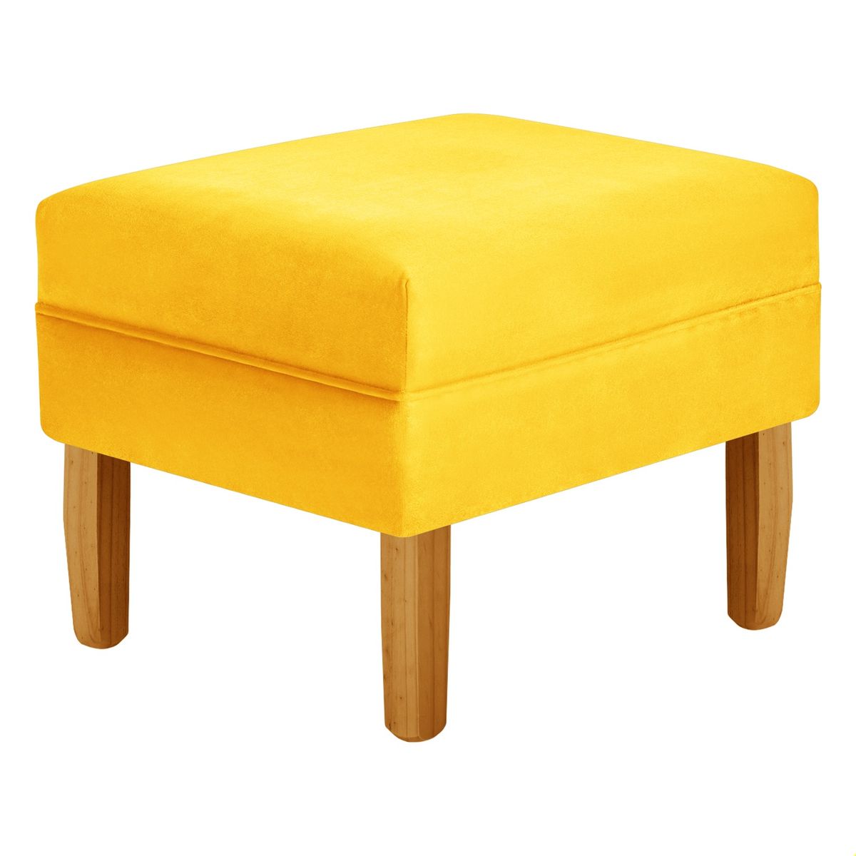 BODEVIR - Pouf Provenza Liso 1C Felpa 04 Amarillo