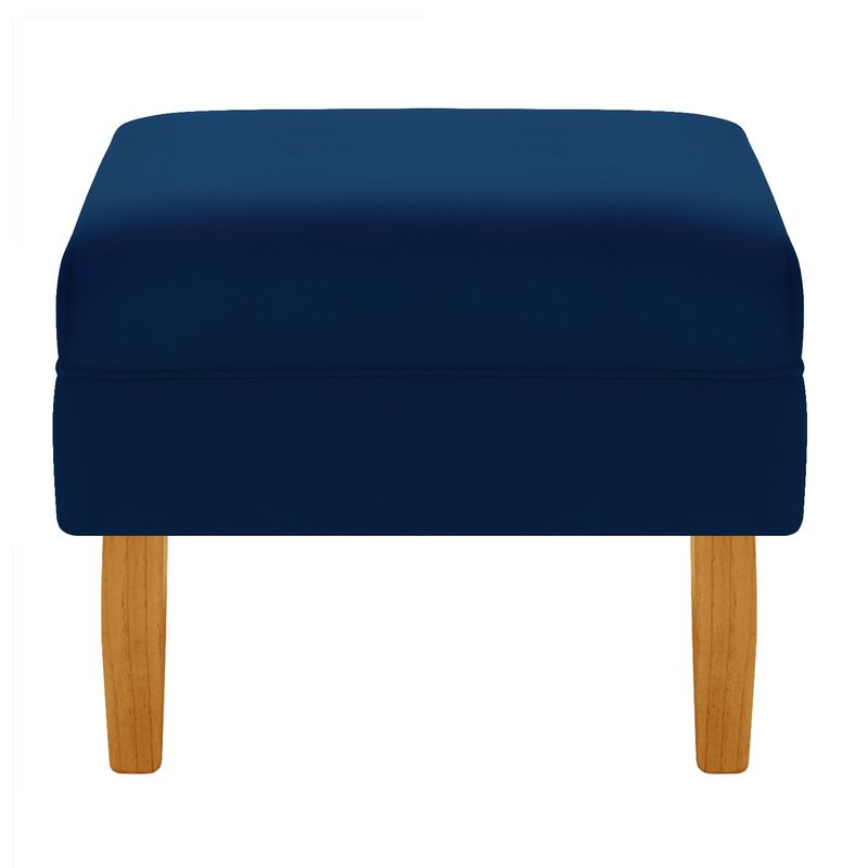 BODEVIR - Pouf Provenza Liso 1C Felpa 04 Azul Marino
