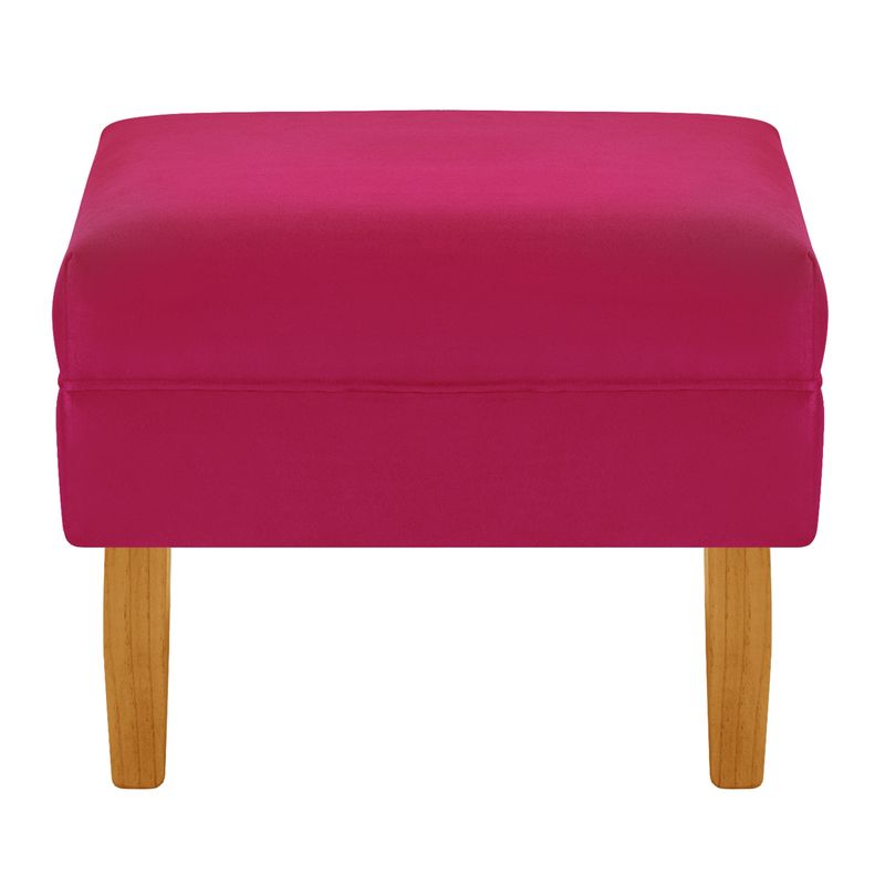 BODEVIR - Pouf Provenza Liso 1C Felpa 04 Burdeo