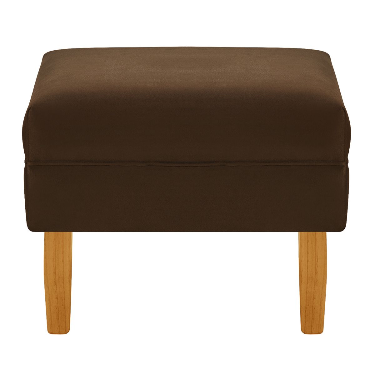 BODEVIR - Pouf Provenza Liso 1C Felpa 04 Chocolate