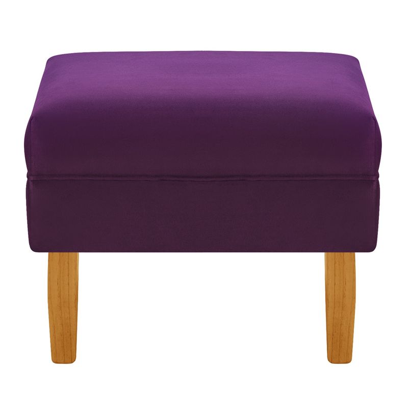 BODEVIR - Pouf Provenza Liso 1C Felpa 04 Morado
