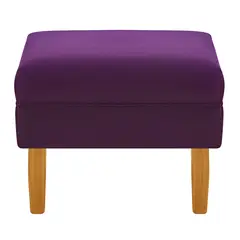 BODEVIR - Pouf Provenza Liso 1C Felpa 04 Morado