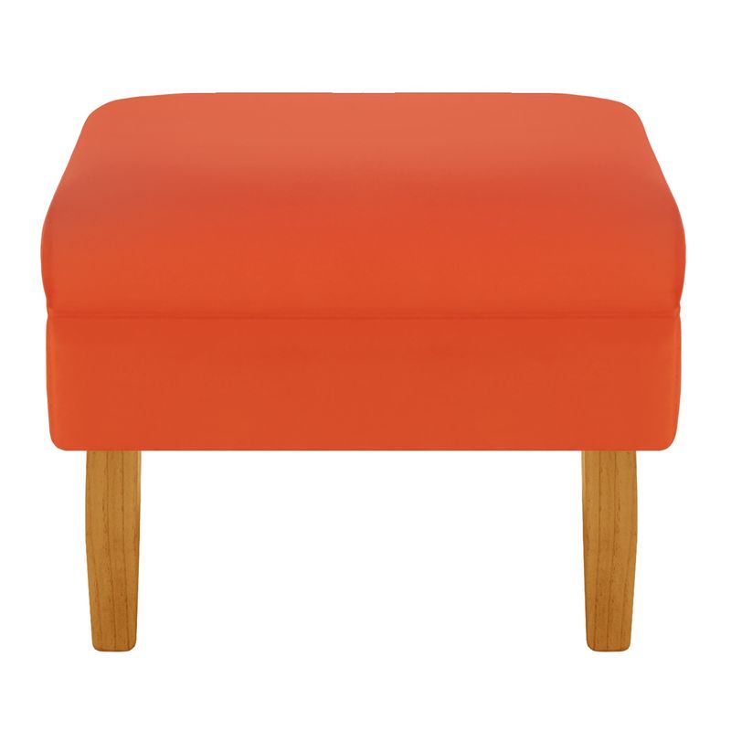 BODEVIR - Pouf Provenza Liso 1C Felpa 04 Naranjo