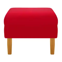 BODEVIR - Pouf Provenza Liso 1C Felpa 04 Rojo
