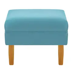 BODEVIR - Pouf Provenza Liso 1C Felpa 04 Turqueza