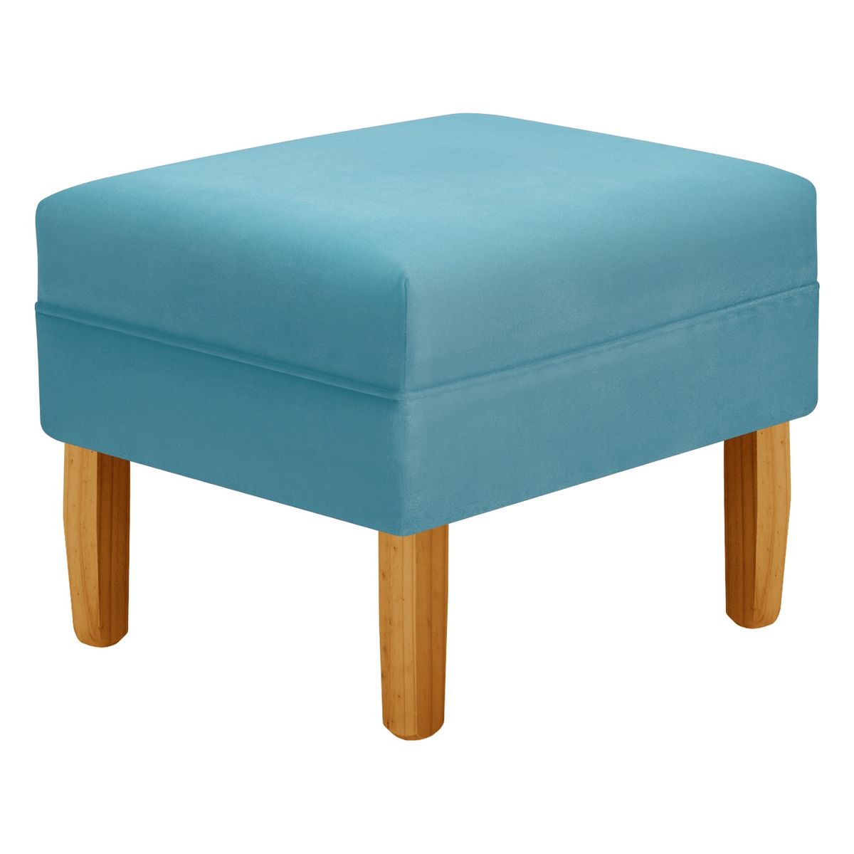 BODEVIR - Pouf Provenza Liso 1C Felpa 04 Turqueza