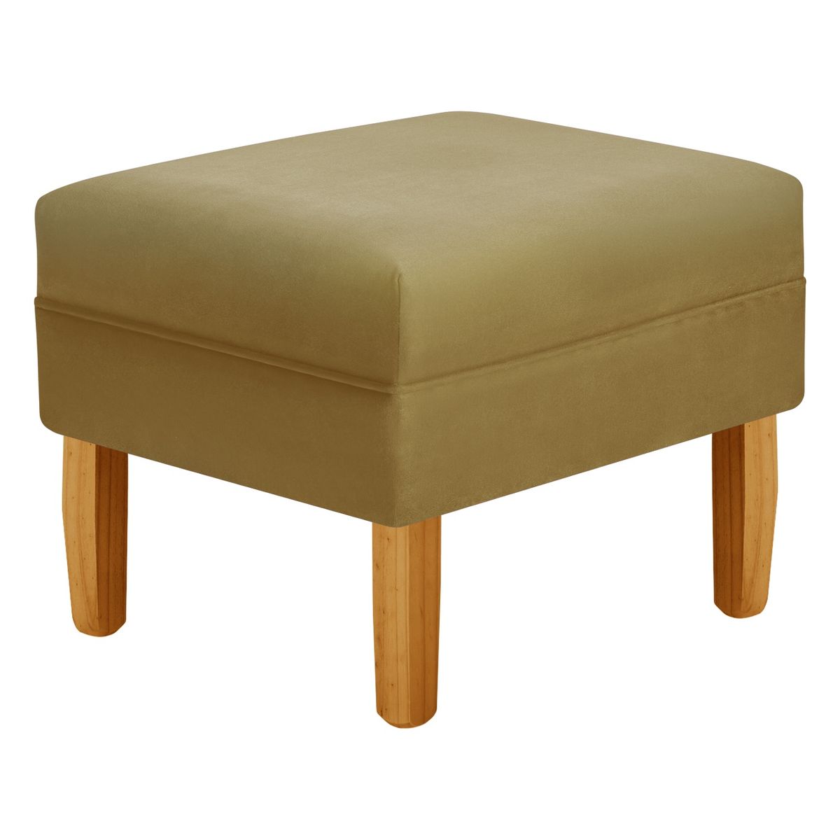 BODEVIR - Pouf Provenza Liso 1C Felpa 04 Verde Musgo