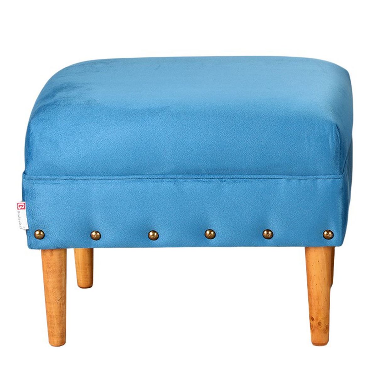 BODEVIR - Pouf Provenza Tacha 1C Felpa 04 Azul Rey