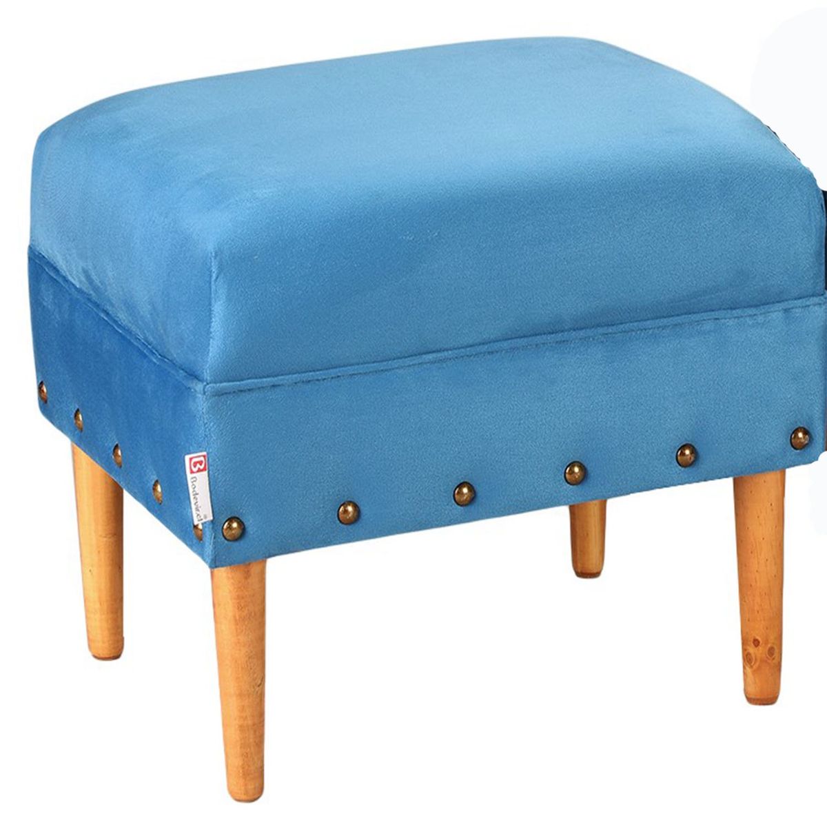 BODEVIR - Pouf Provenza Tacha 1C Felpa 04 Azul Rey