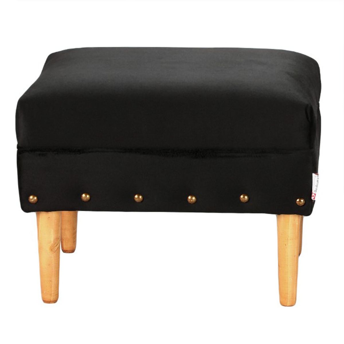 BODEVIR - Pouf Provenza Tacha 1C Felpa 04 Negro