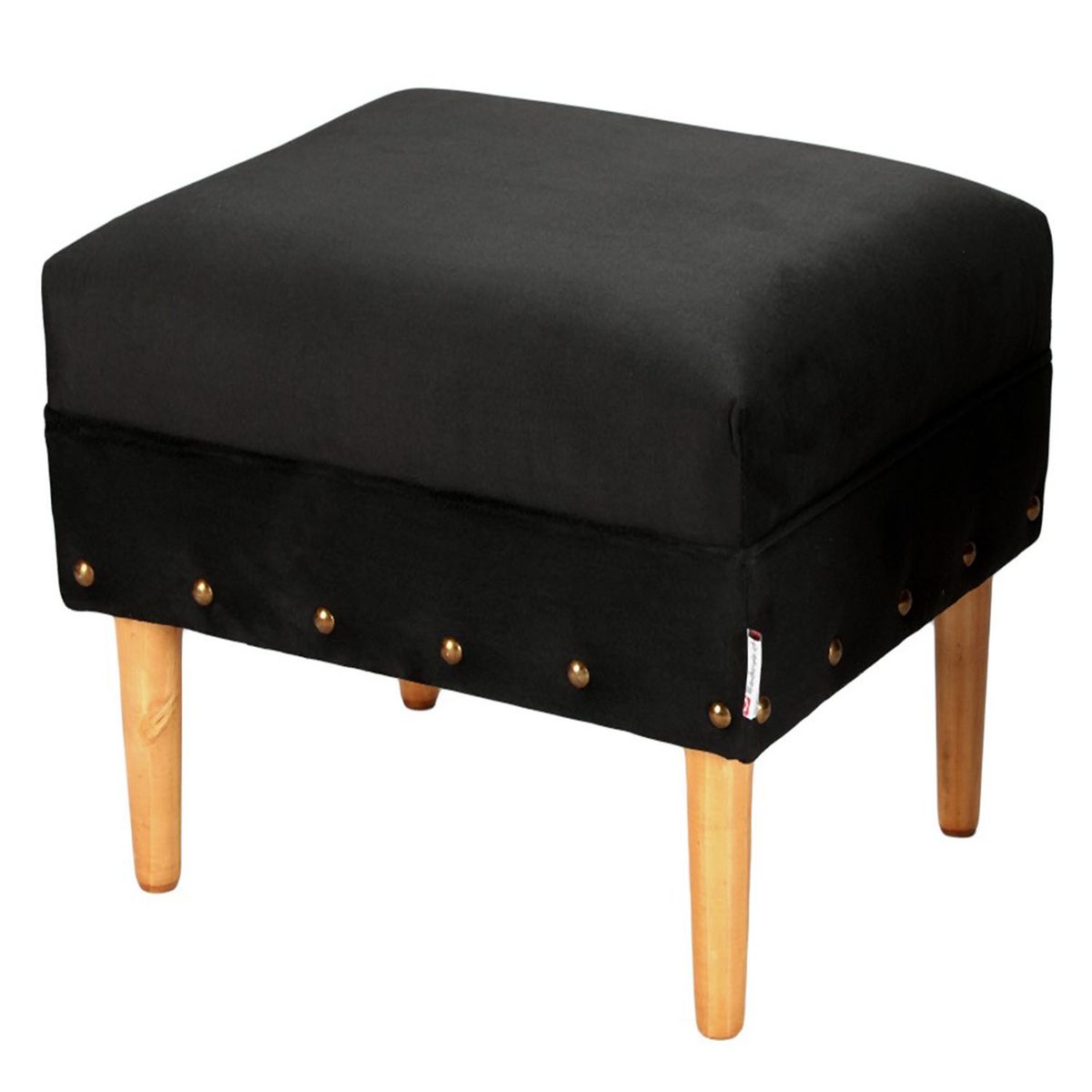BODEVIR - Pouf Provenza Tacha 1C Felpa 04 Negro