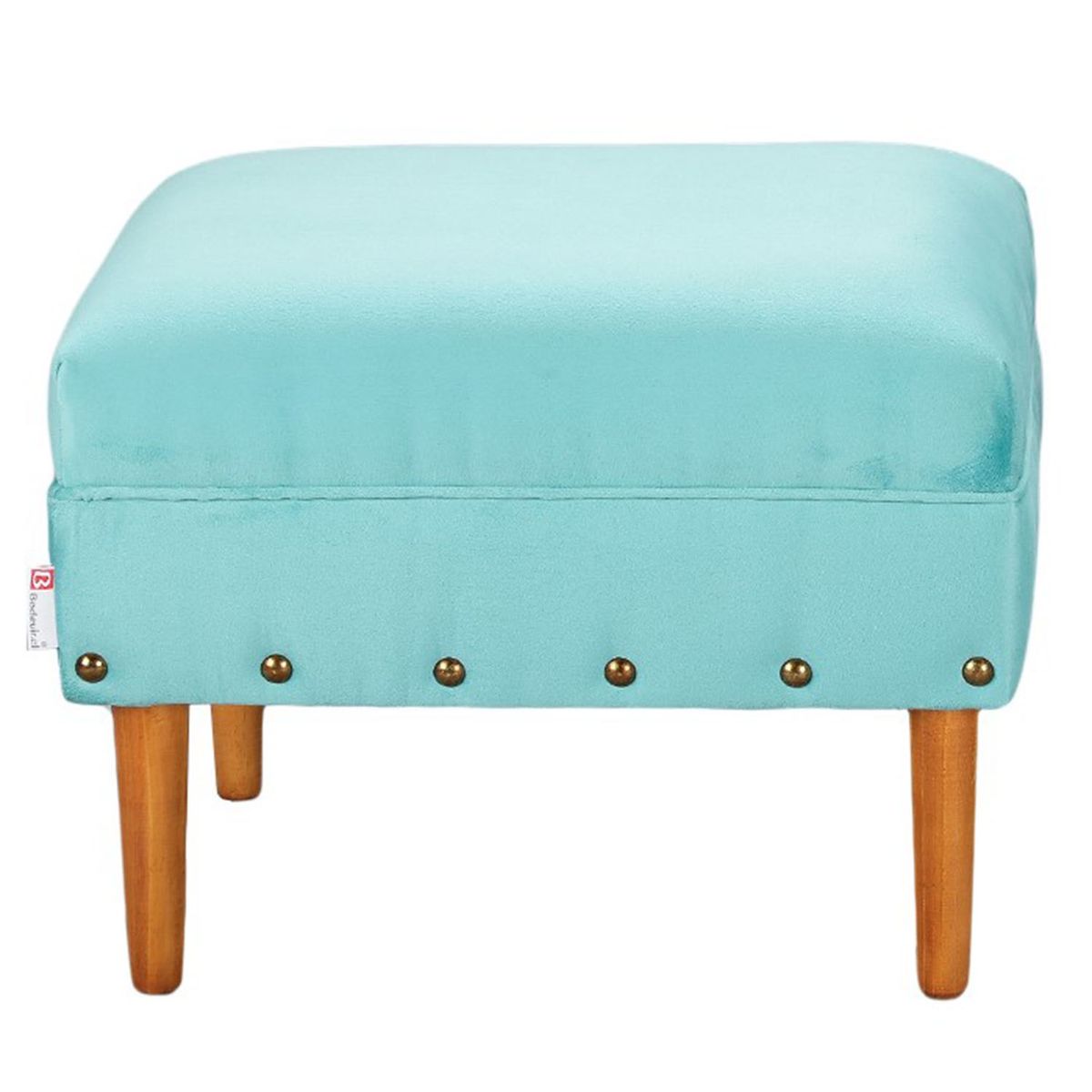 BODEVIR - Pouf Provenza Tacha 1C Felpa 04 Turquesa