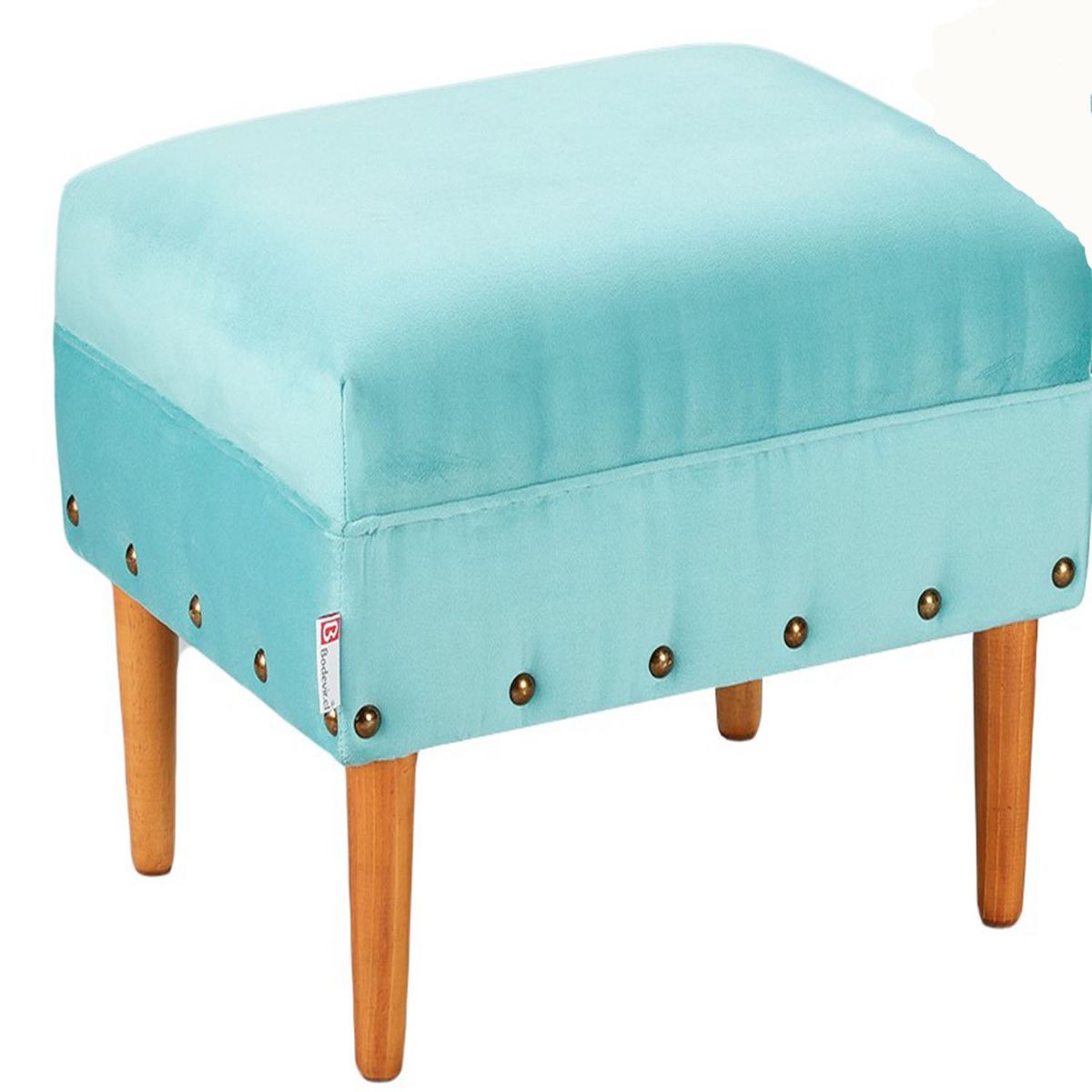BODEVIR - Pouf Provenza Tacha 1C Felpa 04 Turquesa