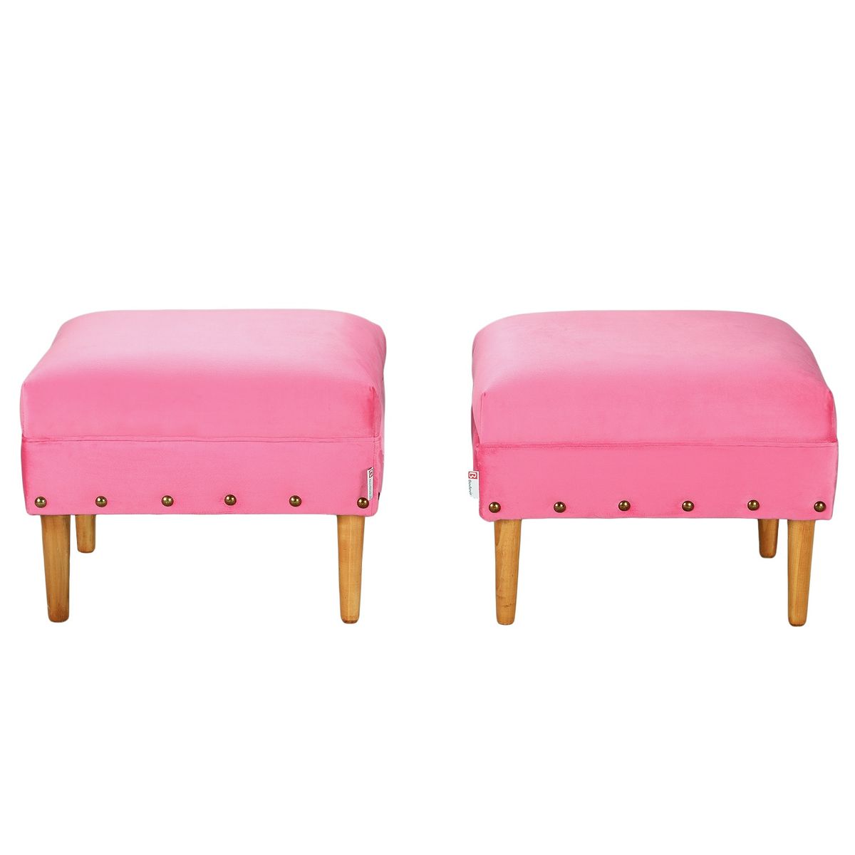 BODEVIR - Set Pouf Provenza Tacha 1C Felpa 04 Fucsia.