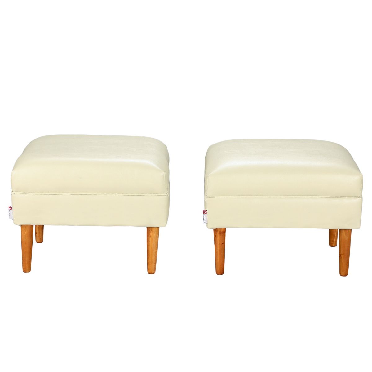 BODEVIR - Set Pouf Provenza Liso 1C PU 04 Beige