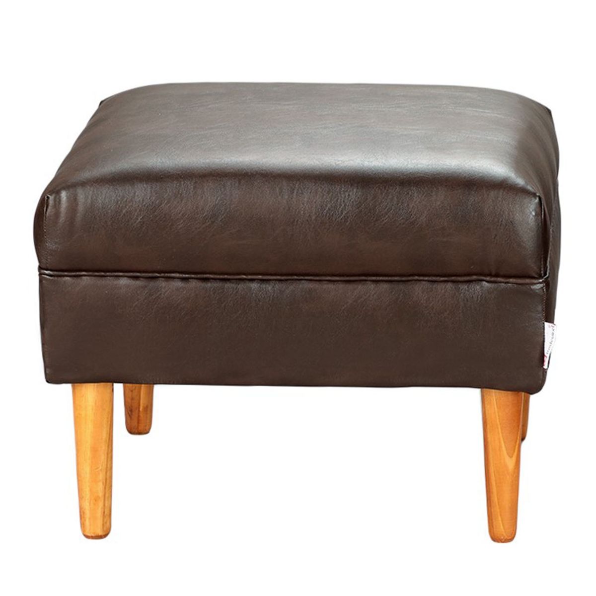 BODEVIR - Set Pouf Provenza Liso 1C PU 04 Chocolate