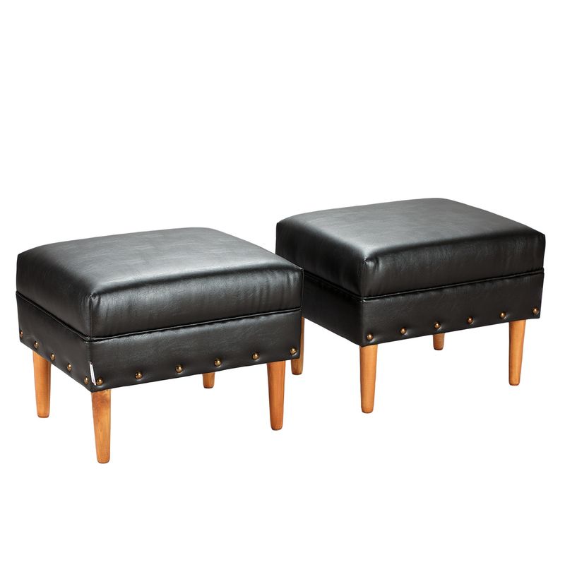 BODEVIR - Set Pouf Provenza Tacha 1C PU 04 Negro