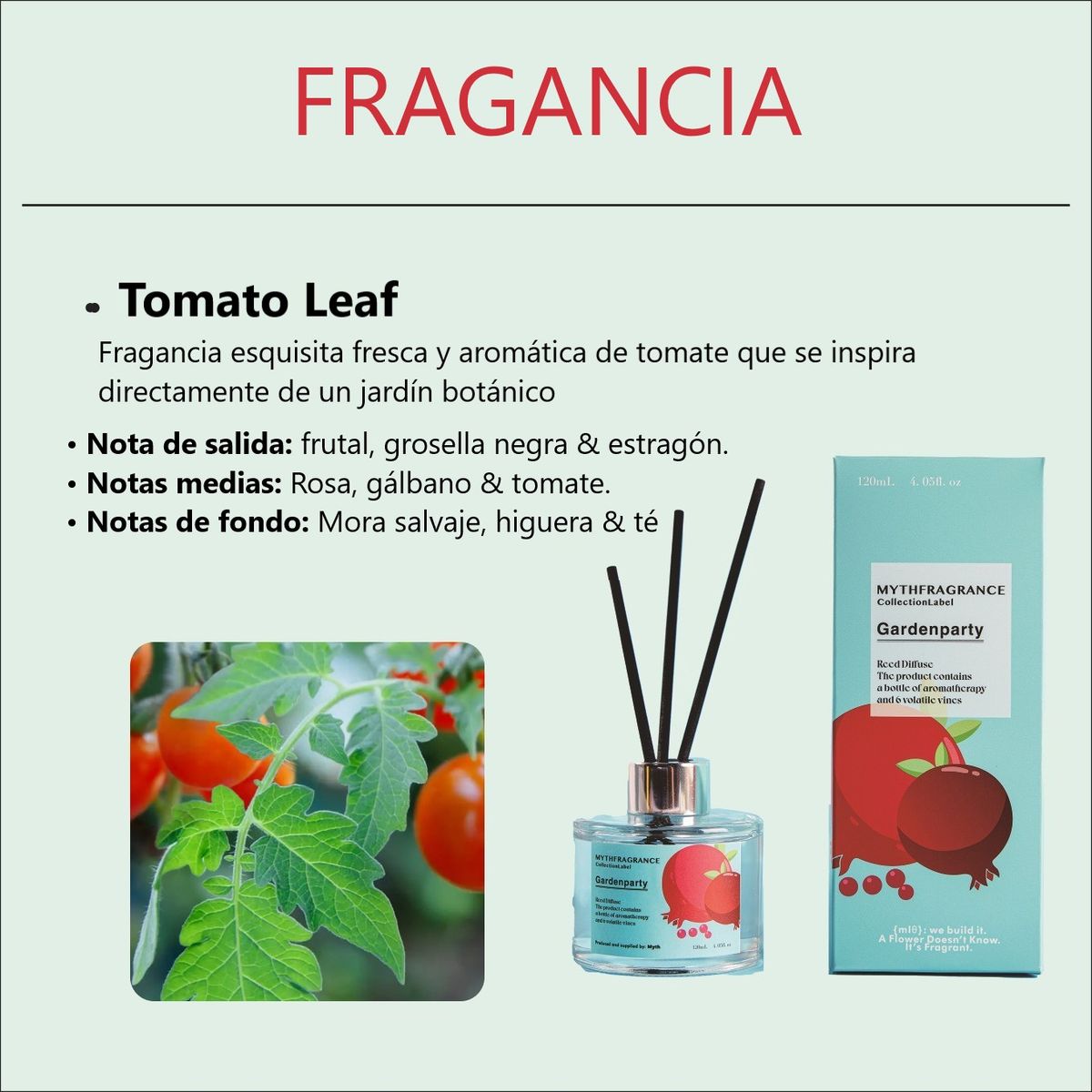 WAKESHOME - Difusor Ambiental Perfume De Varillas Aroma 100ml