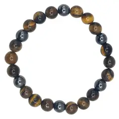 GENERICO - Pulsera Hematita Ojo De Tigre Piedras Curativas Protectoras