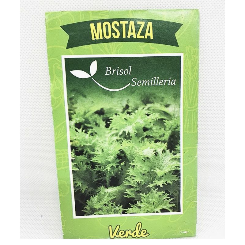 1880 - Semillas Certificadas Hortaliza Mostaza Verde Huerto
