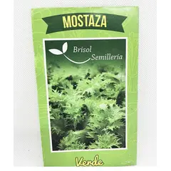 1880 - Semillas Certificadas Hortaliza Mostaza Verde Huerto