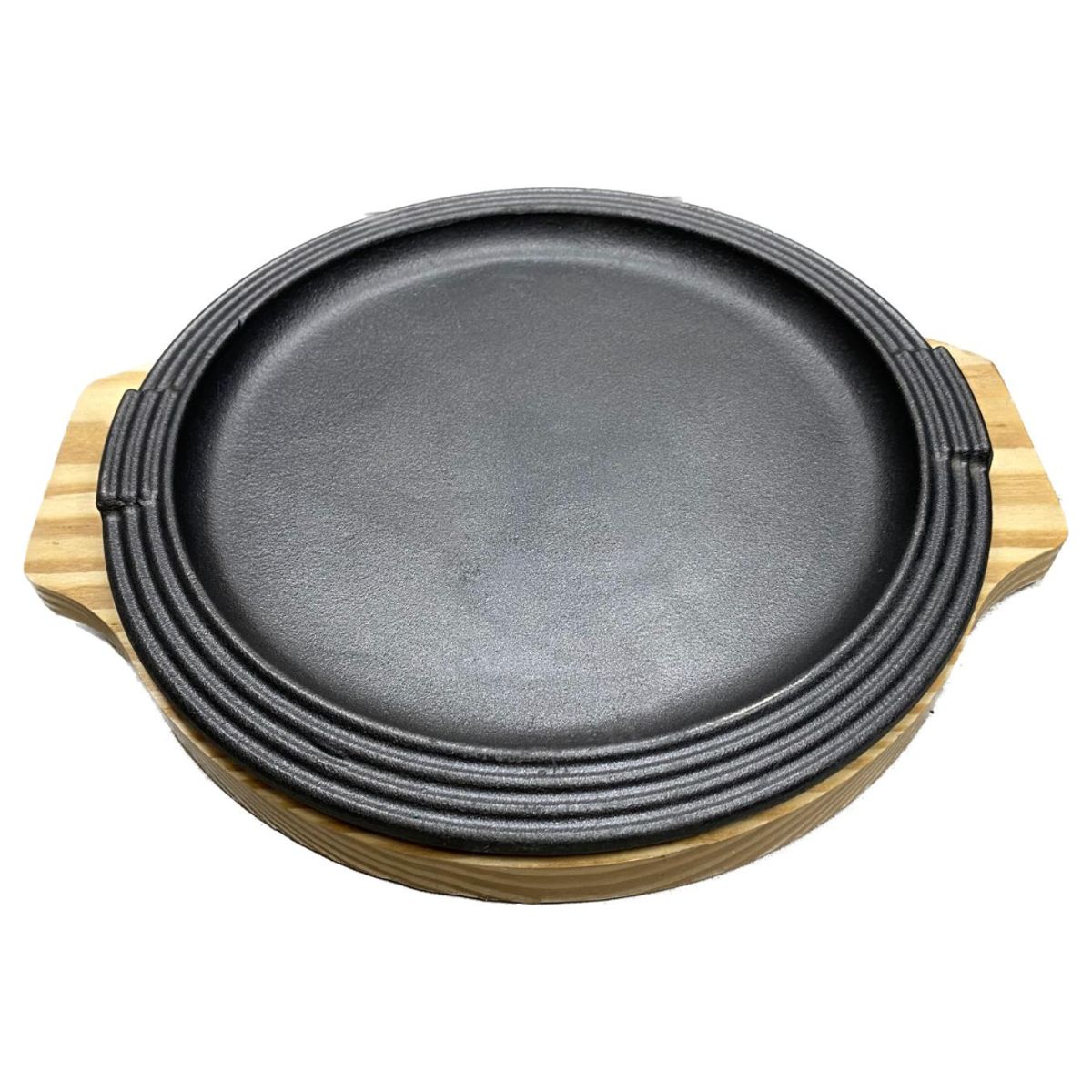 GENERICO - Plato de Hierro Fundido con borde diseño 23,8 cm de diámetro