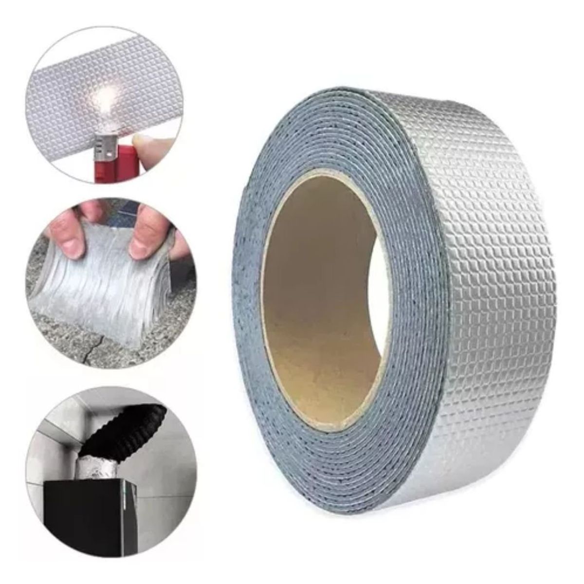 GENERICO - Cinta Sellador Techo Butilo Gotera Impermeable 50mm X 5mts