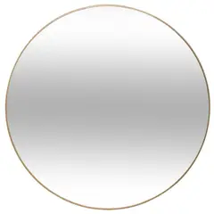 ATMOSPHERA - Espejo Redondo Alice 76 cm Con Borde Metal Dorado