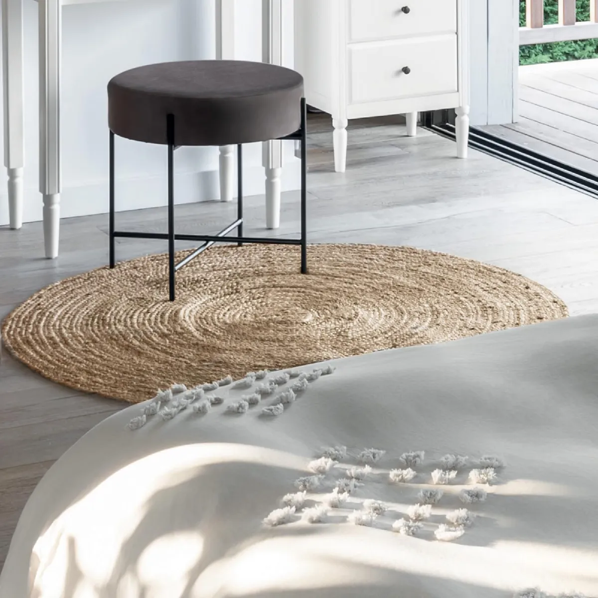ATMOSPHERA - Alfombra Yute Redonda 120 cm Atmosphera